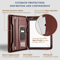 Thumbnail for Cossini Premium PU Leather Business Padfolio