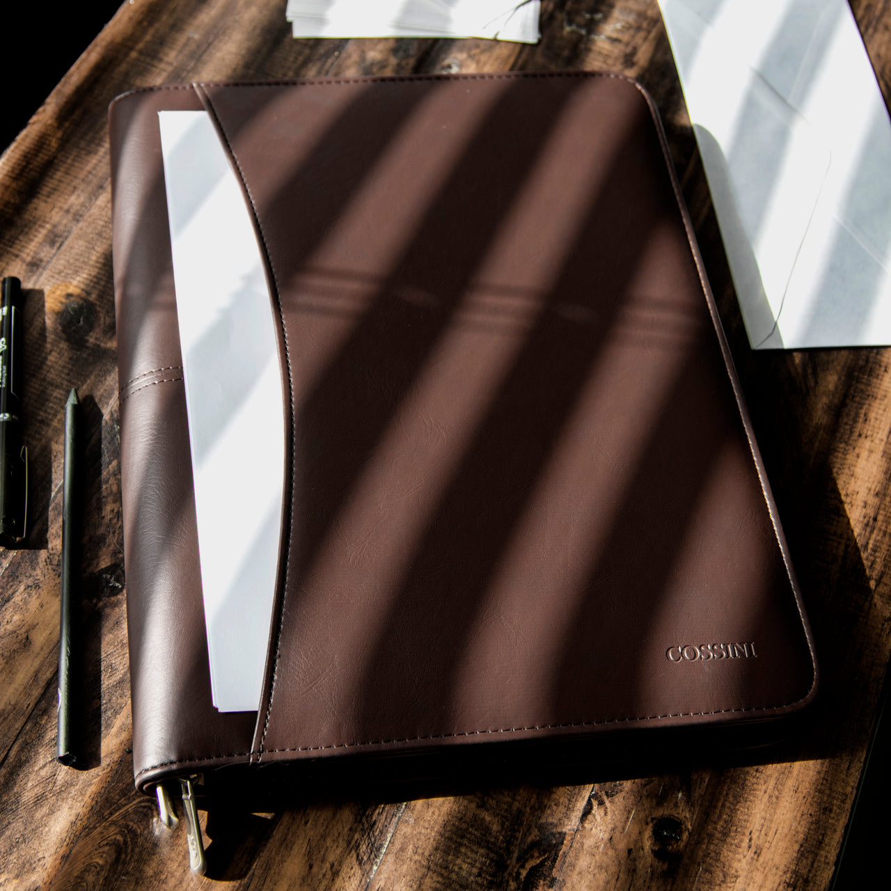 Cossini Premium PU Leather Business Padfolio
