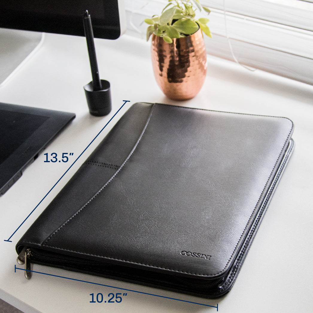 Cossini Premium PU Leather Business Padfolio