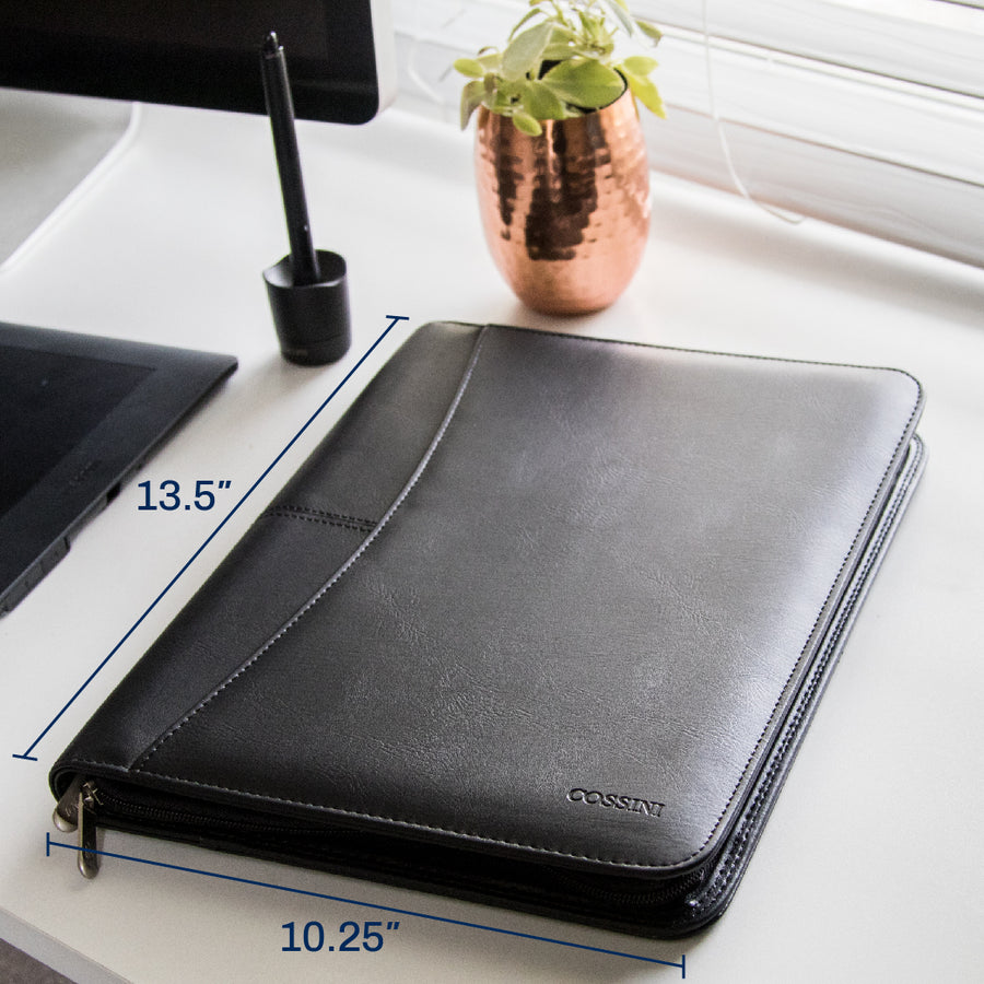 Cossini Premium PU Leather Business Padfolio